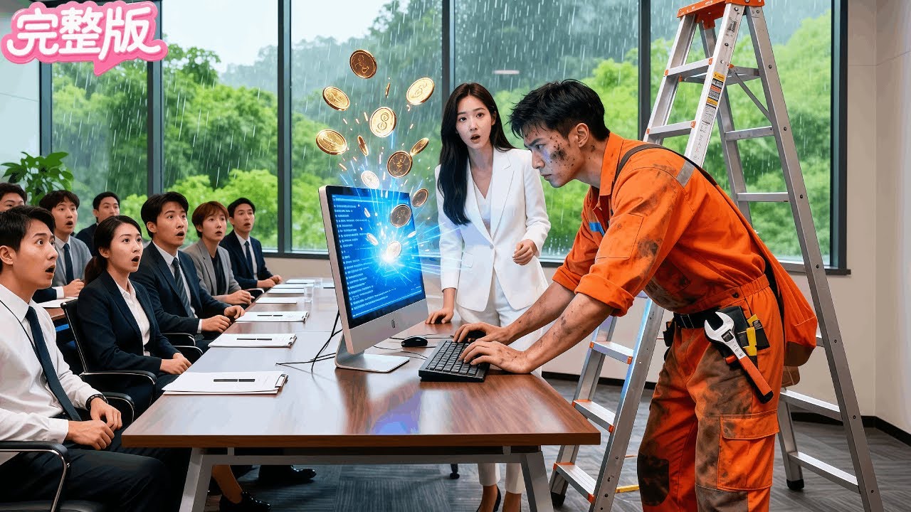 所有專家對破産公司束手無策！路過的維修工僅瞥一眼就幫總裁挽回上億損失！原來竟是隱世的絕代黑客！當場帶上億萬身家求嫁！人生從此逆襲！#热门短剧 #霸总 #逆袭 #drama