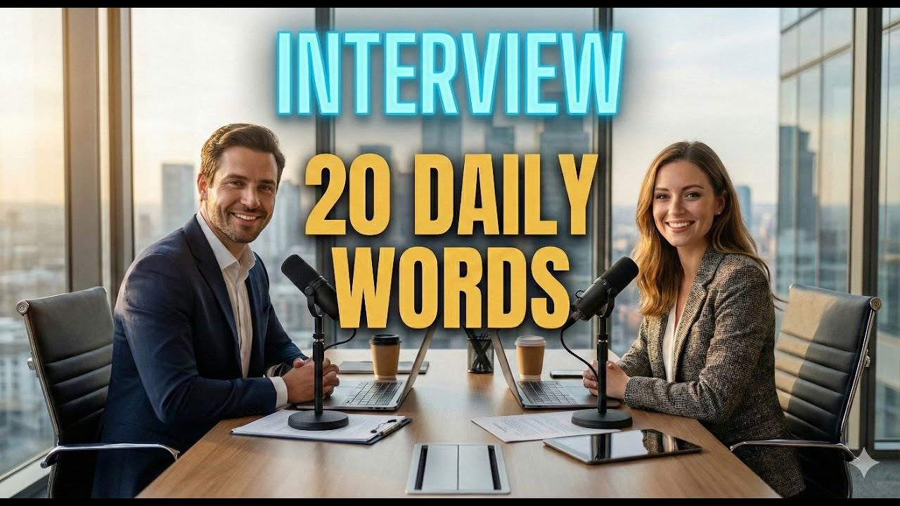 The Only Interview Guide You Need: 20 Key Words to Get Hired Fast |  Learn English
