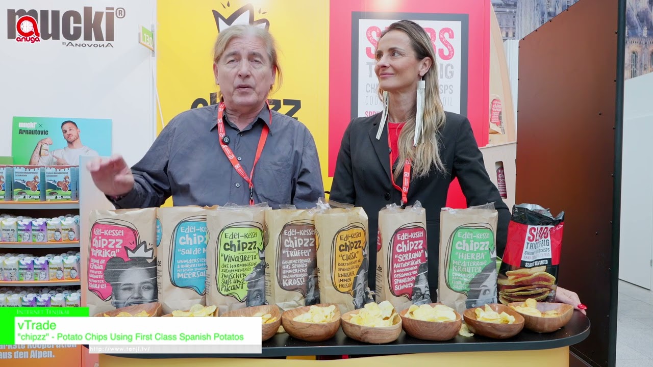 [ANUGA 2025] vTrade — картофельные чипсы «chipzz», изготовленные из испанского картофеля высшего