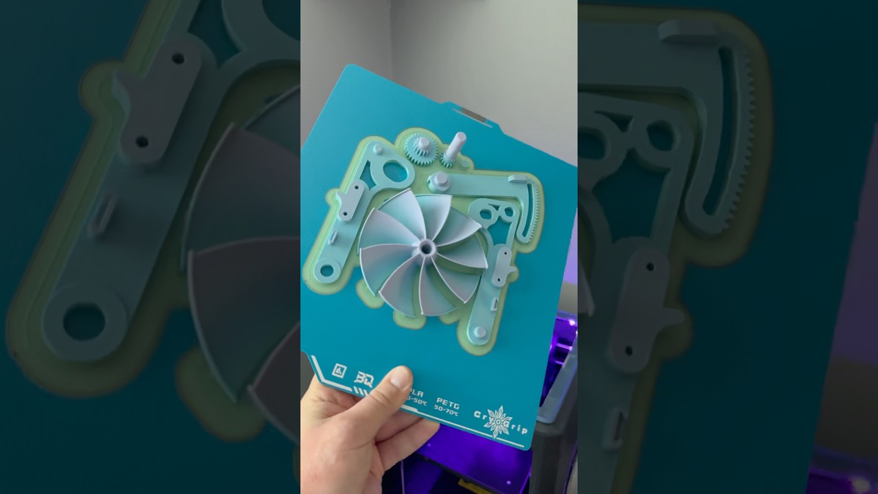 CryoGrip 3D Printer Build Plate | First Print #3dprinting #cool3dprints #gadgets