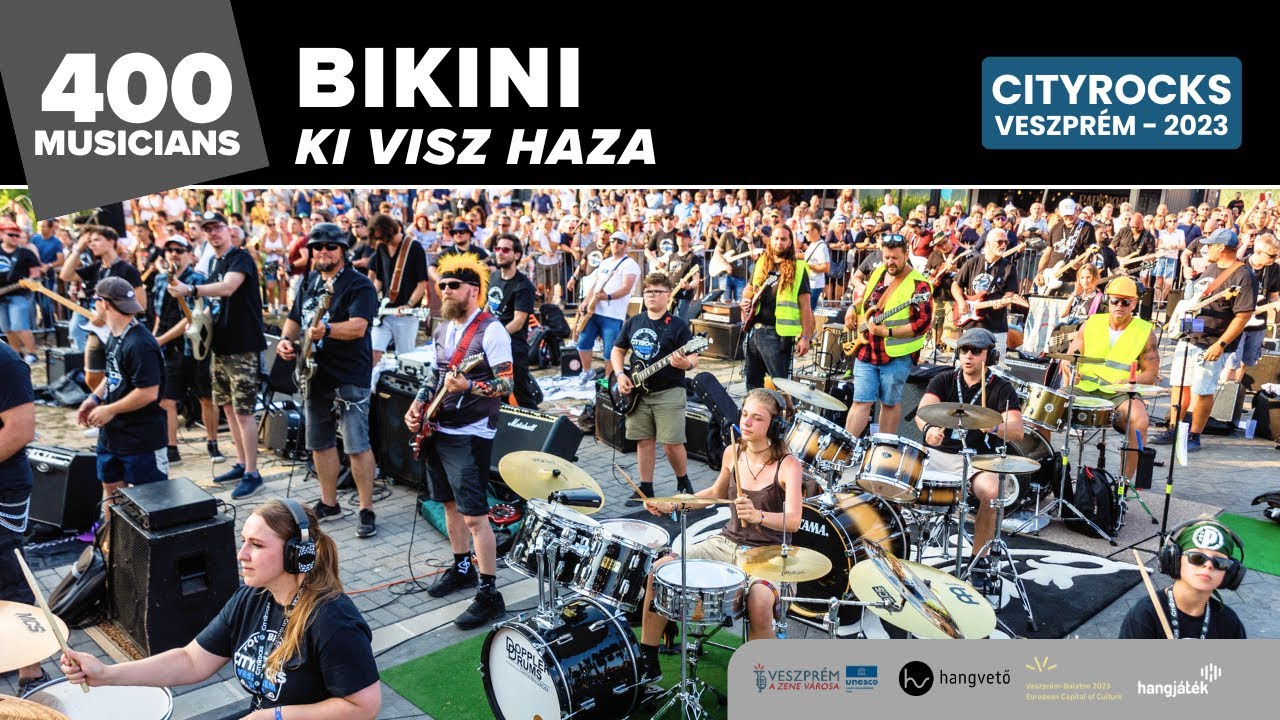 Ki visz haza (BIKINI) - 400 musicians - @CITYROCKS (The biggest rock band in Central Europe)