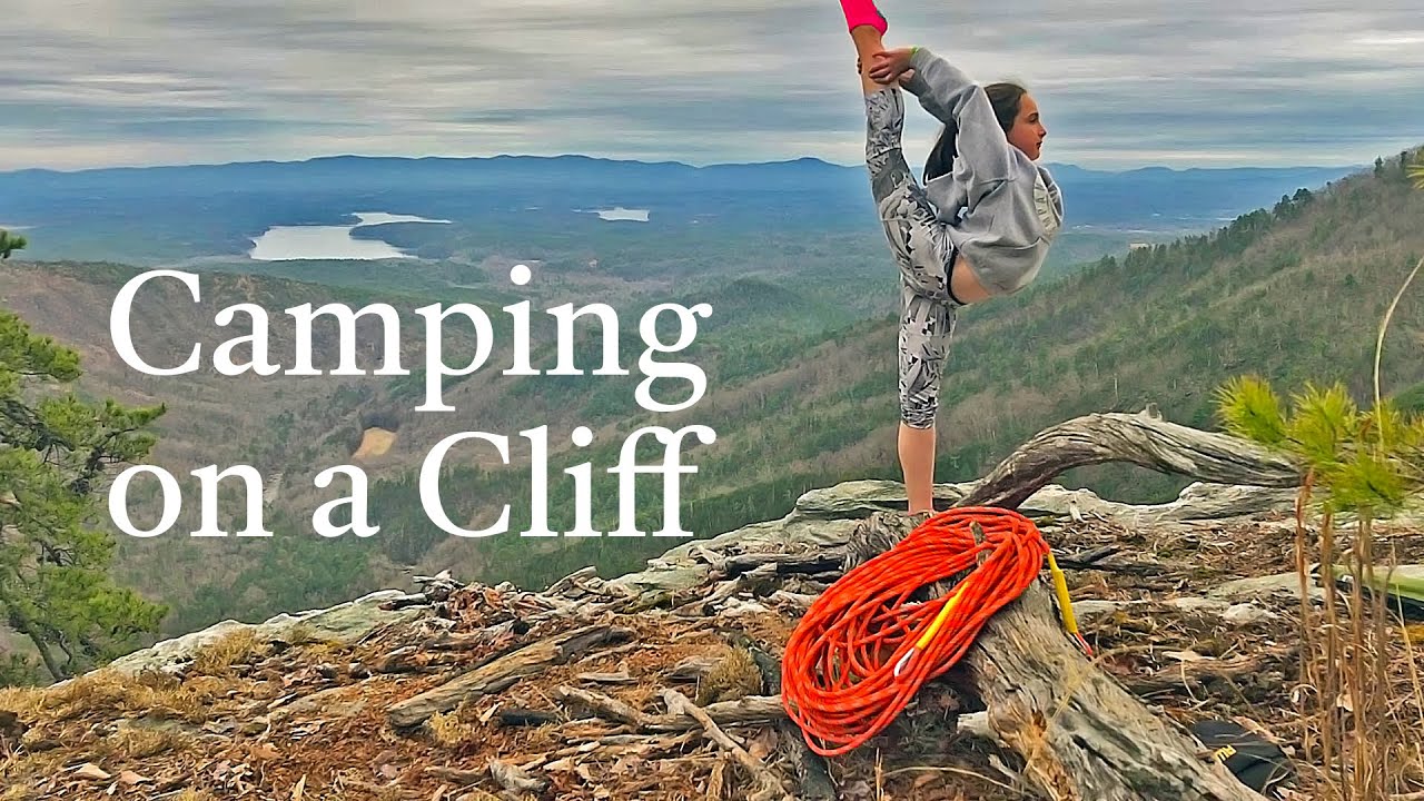 WILD WINTER CAMPING ON A CLIFF | Backpacking and Trailblazing In The Linville Gorge