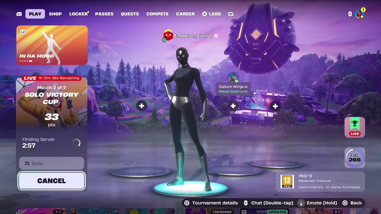 Solo victory cup