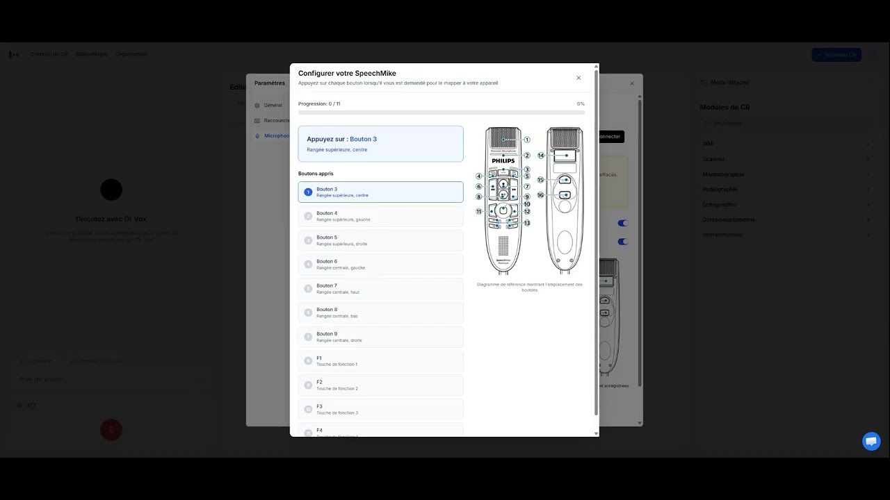 Configuration du SpeechMike sur Medpilot 📱