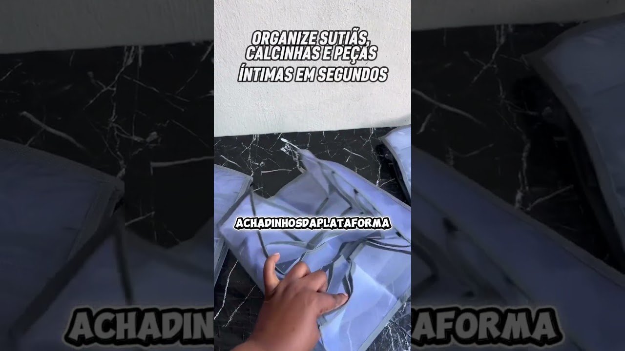 Organizador de Peças Íntimas para gaveta, compre pelo link na Bio