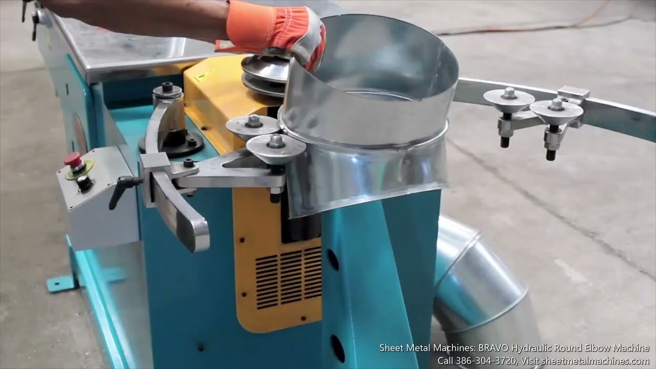 Sheet Metal Machines: BRAVO Hydraulic Round Elbow Machine