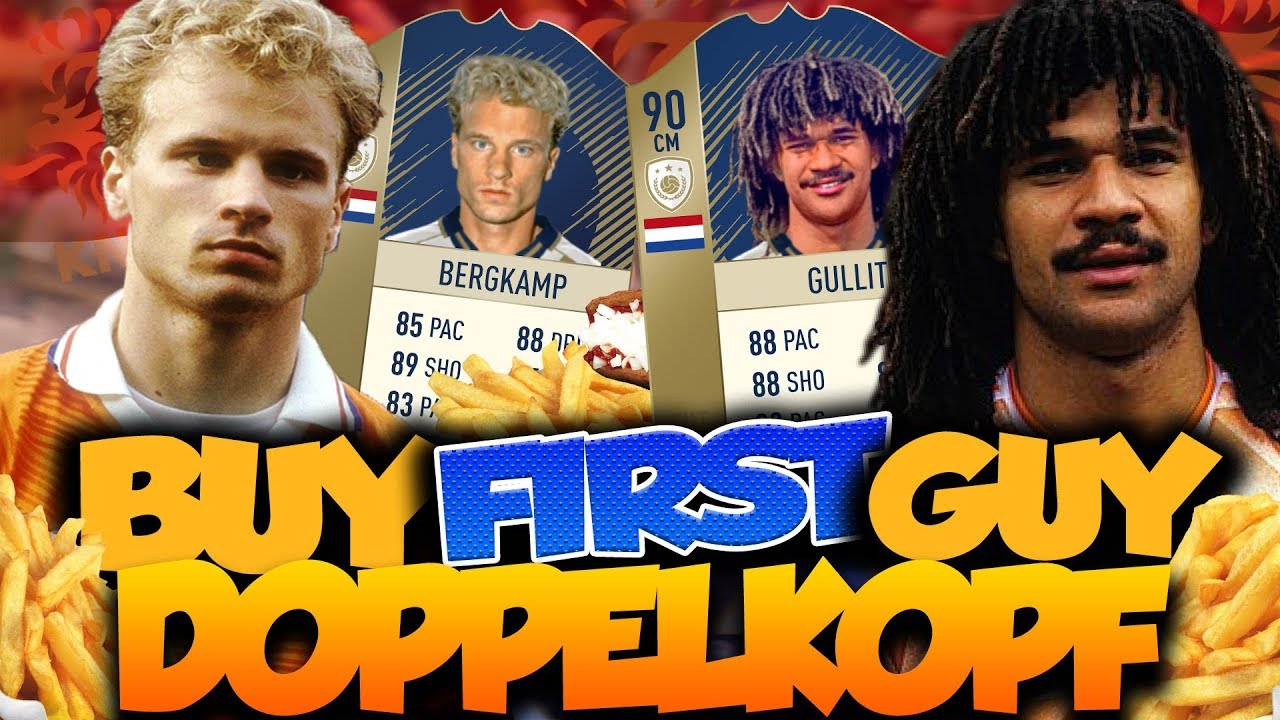 FIFA 18 | ICON GULLIT vs BERGKAMP Buy FIRST Guy DOPPELKOPF Challenge vs Nohandgaming 🔥