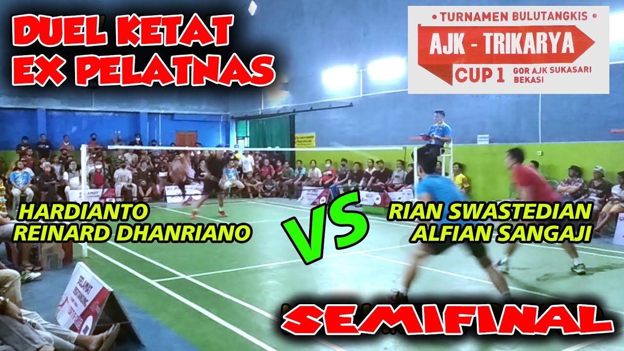SEMIFINAL AJK - TRIKARYA SUKASARI 2020 // HARDIANTO / REINARD D VS RIAN SWASTEDIAN / ALFIAN S
