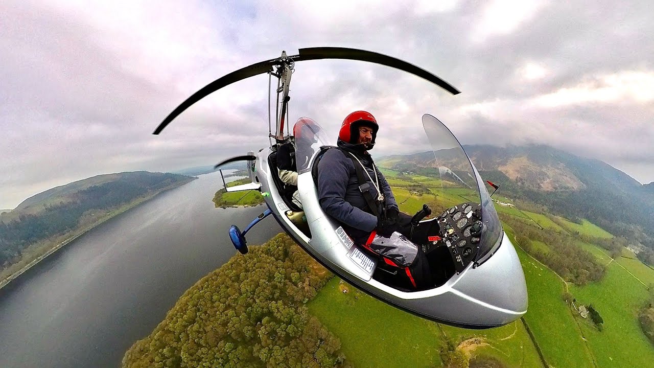 Flight over the lake district with Chris Jones Gyroplanes #insta360x3