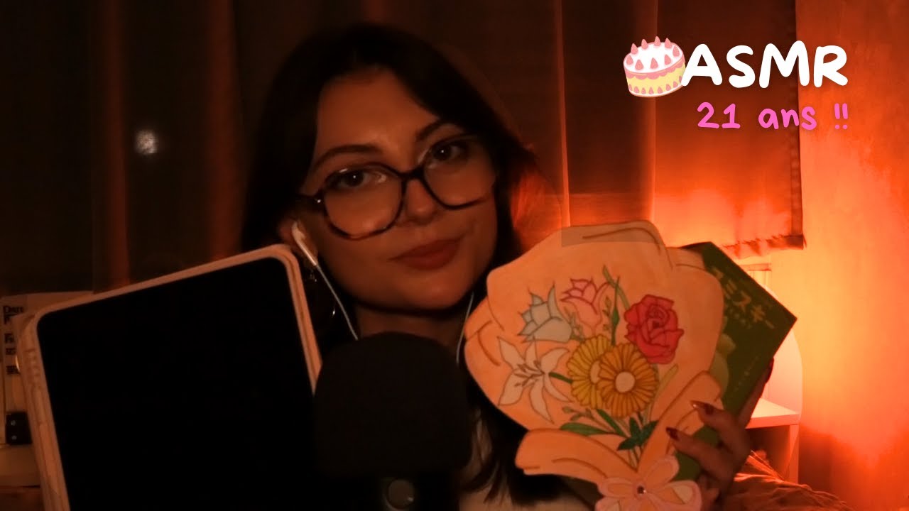 ASMR ☆ 21 ans et toutes mes dents (haul de mes cadeaux)