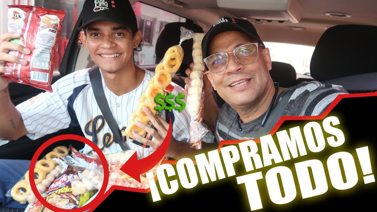 COMPRANDO TODO A VENDEDORES EN  LA CALLE DE COLOMBIA I ROYKING50