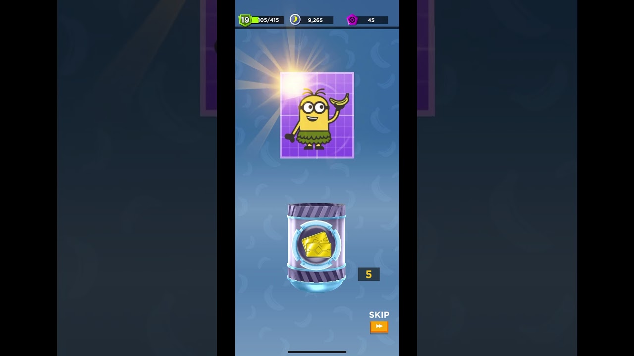 Minion Rush Opening Challenger Prize Pod x5 and Claiming Rewards! #shorts