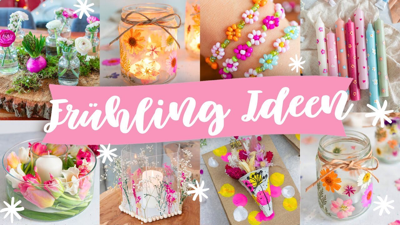 FRÜHLINGSDEKO IDEEN 2024 selber machen 🌸 schnelle & einfache FRÜHLINGS DEKORATION | TRYTRYTRY