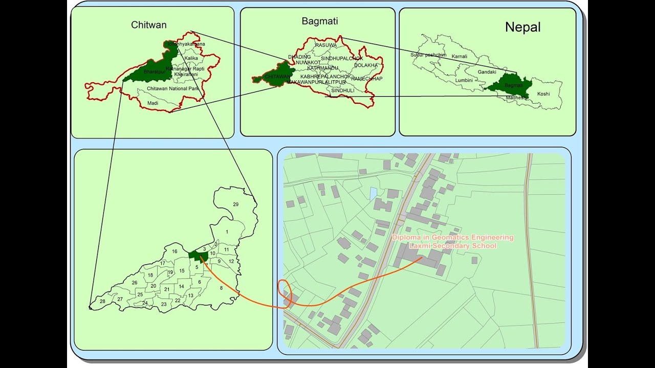 Create a location Map of Any project area using ArcGIS