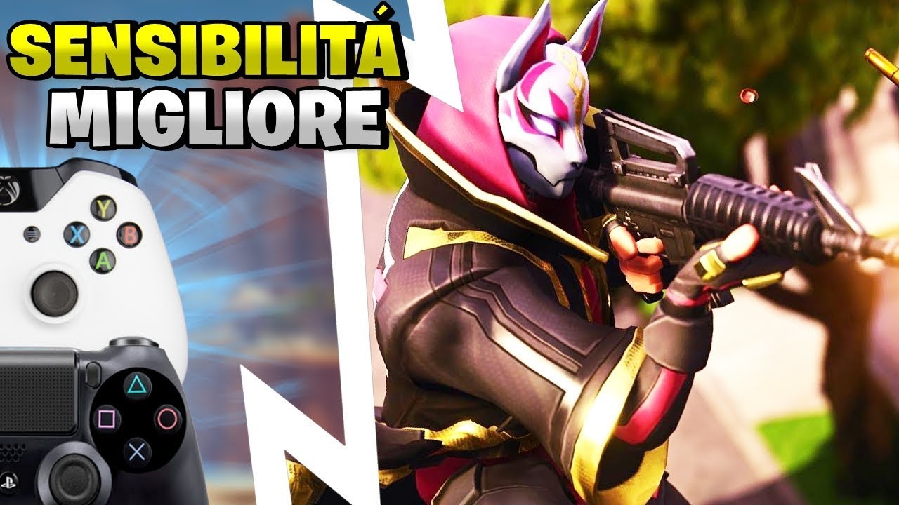 LA SENSIBILITA' MIGLIORE SU FORTNITE PS4 & XBOX ONE 🎮 Fortnite Battle Royale ⛏️ Pazzox