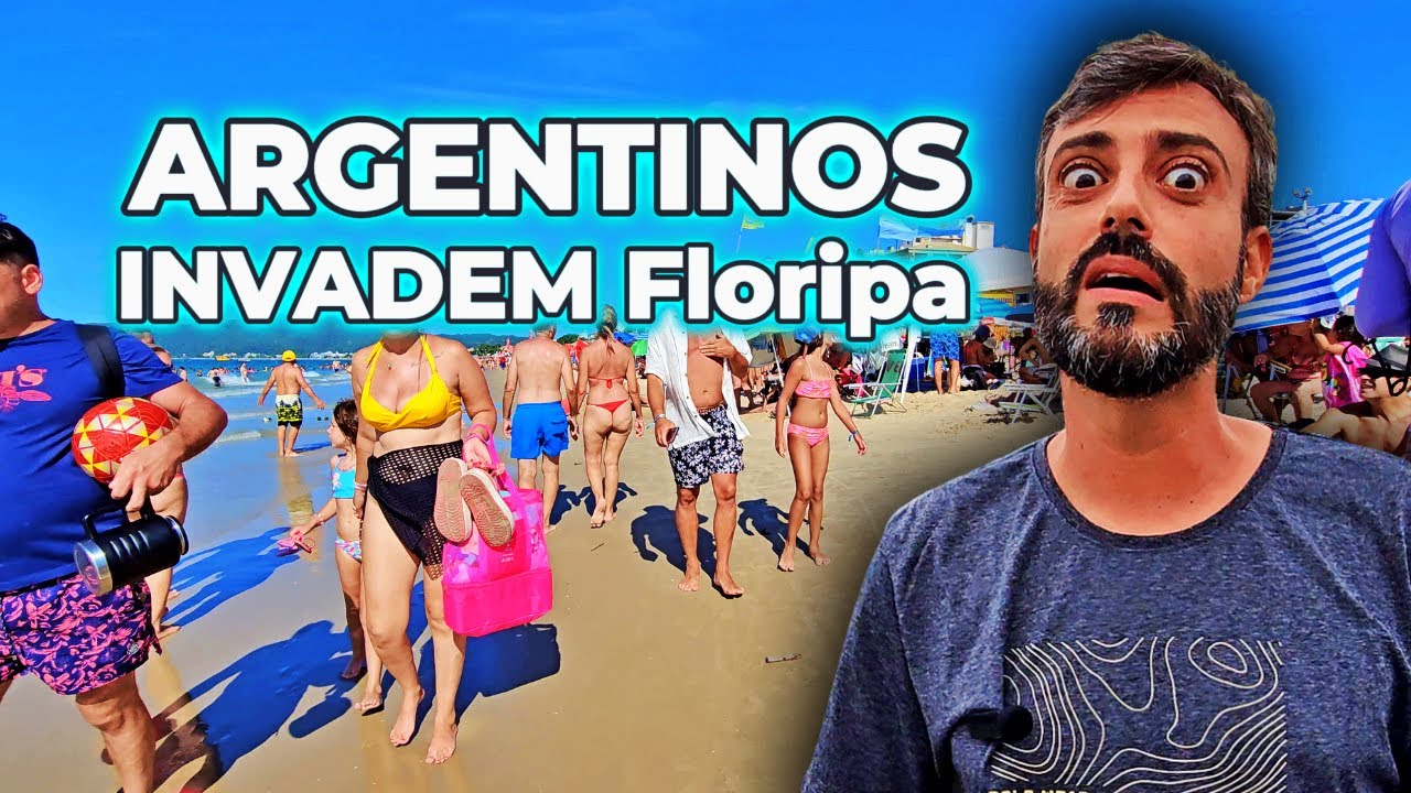 O QUE os TURISTAS ARGENTINOS est&atilde;o fazendo em FLORIPA &eacute; INCR&Iacute;VEL