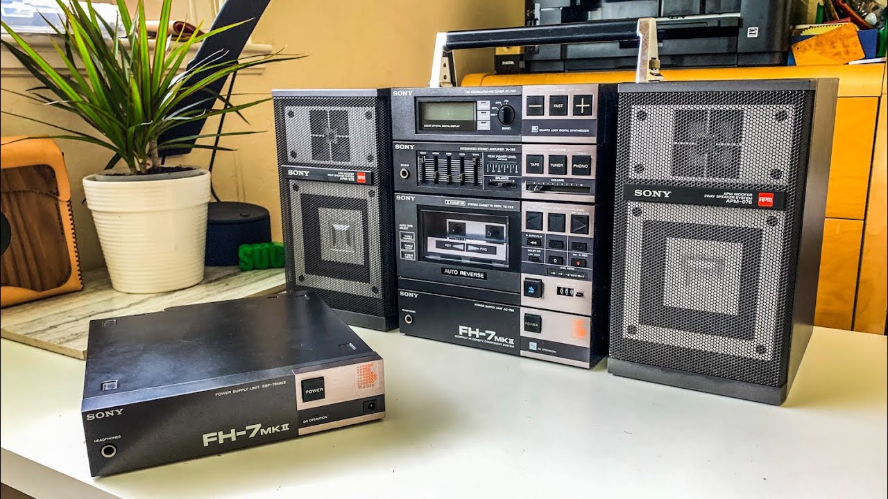 Sony FH7 MK II with rare battery pack (1980s tech)