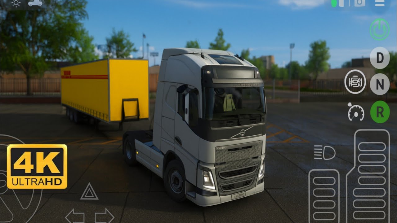 UNIVERSAL TRUCK SIMULATOR| 4k ULTRA Graphics  |VOLVO DELIVRY cargo| GAMEPLAY 