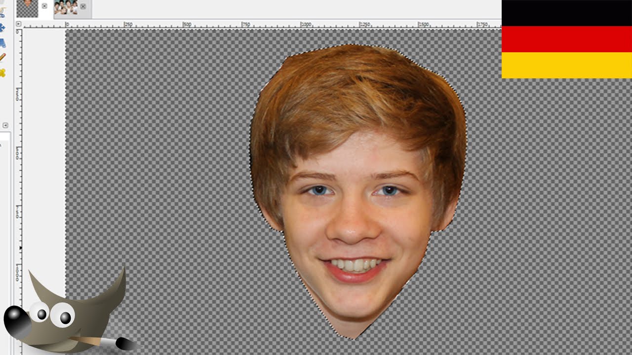 Tutorial: Kopf in anderes Bild einfügen mit Gimp (German)