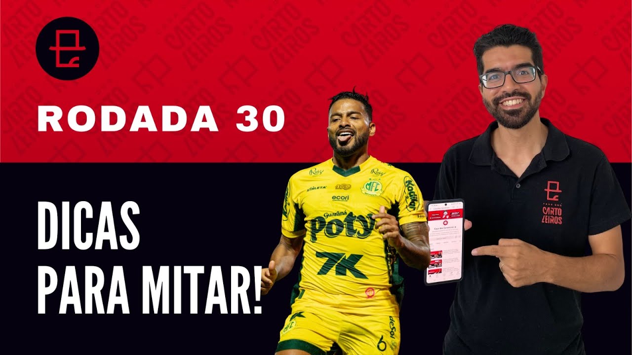 DICAS CARTOLA 2025 | RODADA 30: PRA MANTER A ROTINA DOS 100 PONTOS!