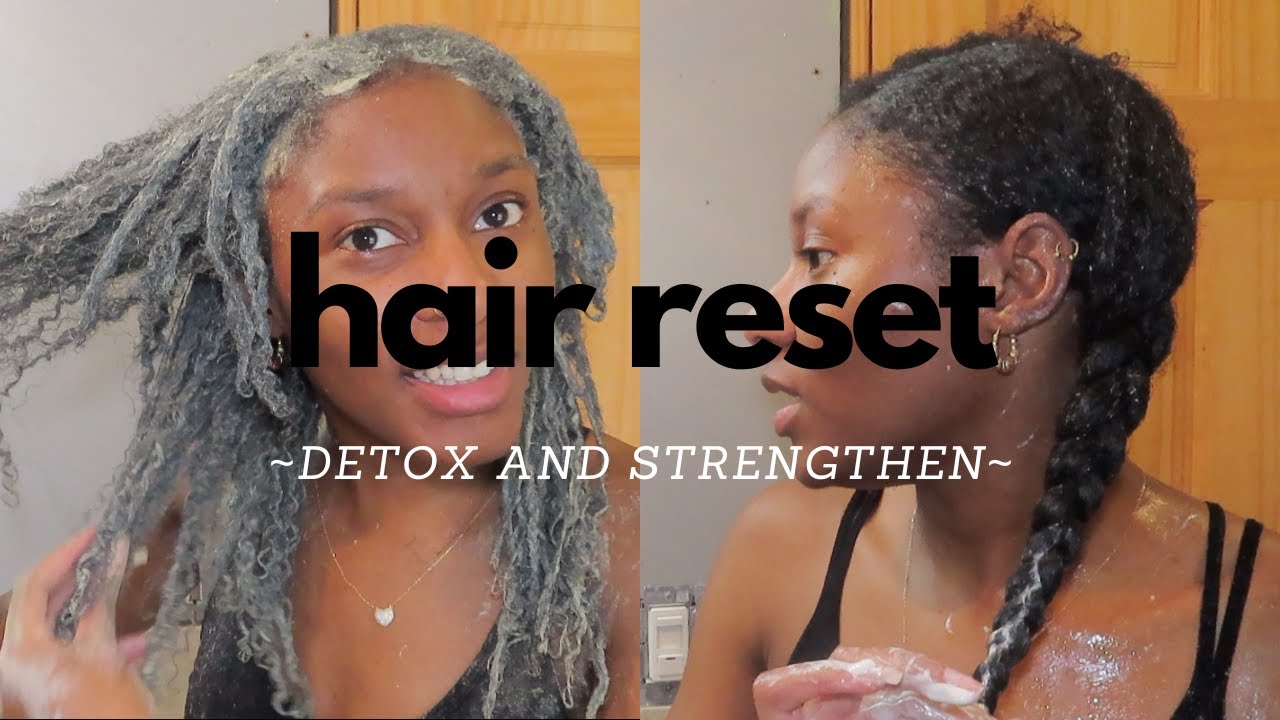Natural Hair Reset on 4A/4B Hair (Detox and Protein Treatment)