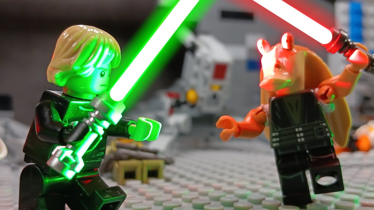 LEGO LUKE SKYWALKER VS DARTH JAR JAR