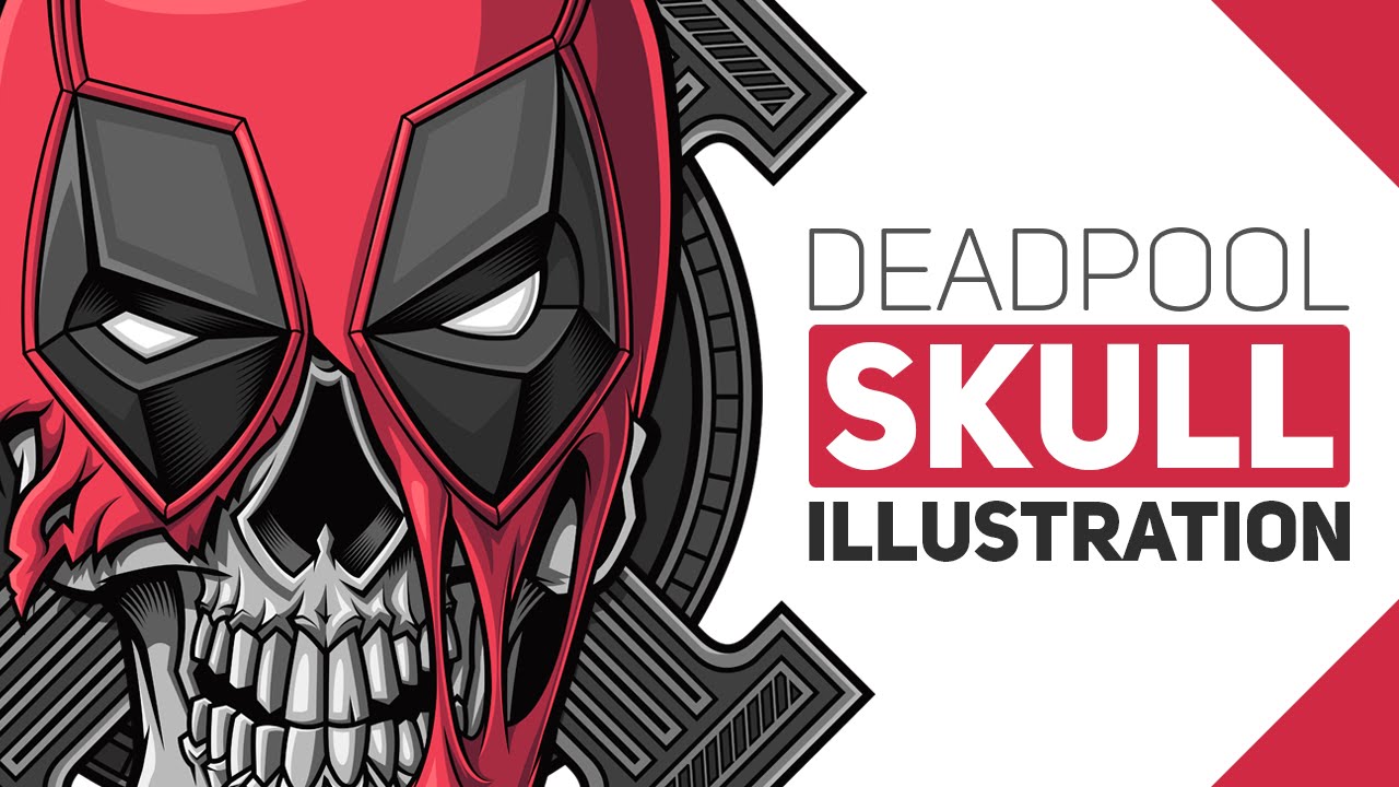 Deadpool Skull - Illustration (SpeedArt)