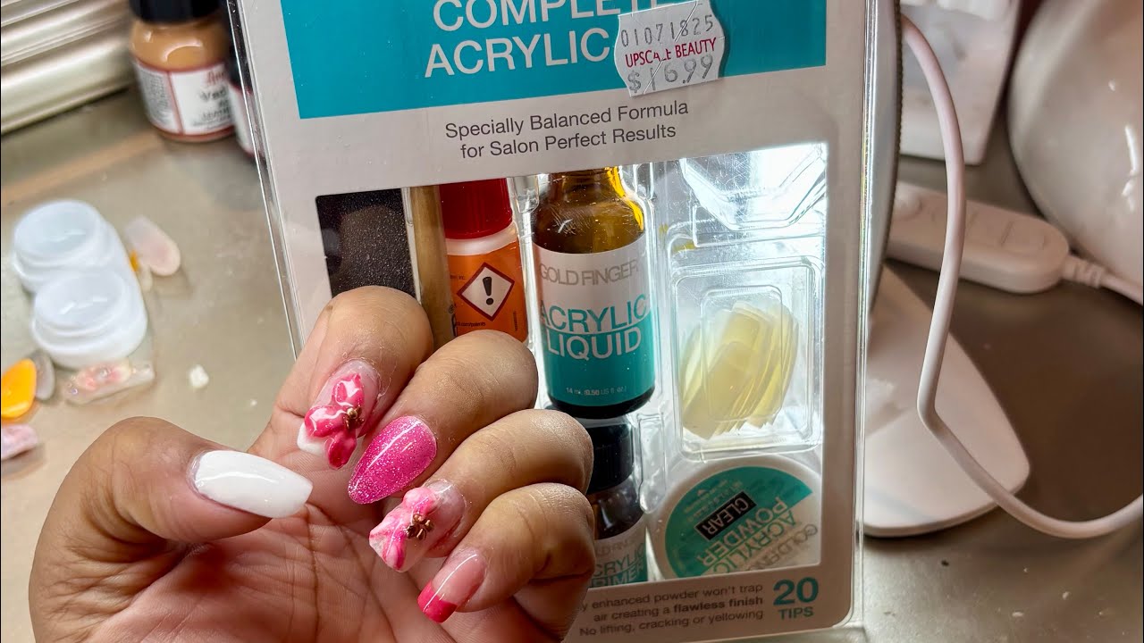 Kiss Gold Finger Complete Acrylic Kit $16.99. Review!!