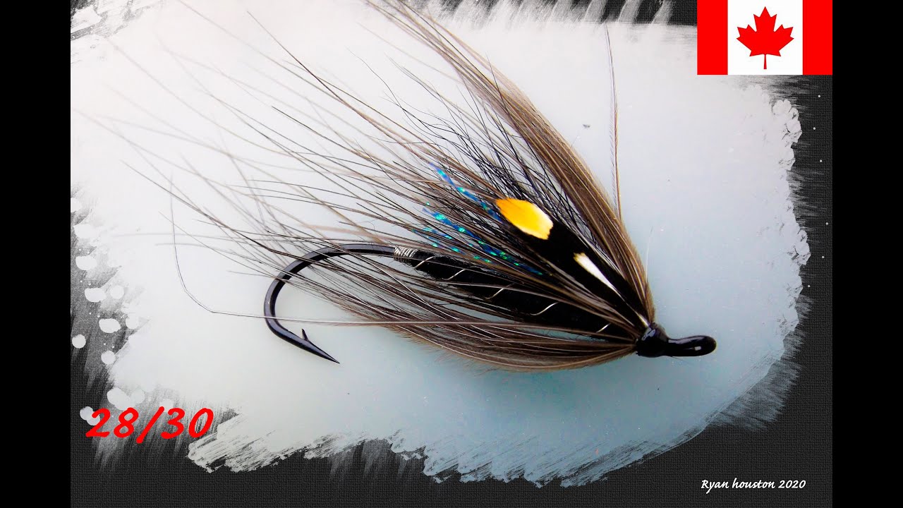 TYING THE 28/30 CANADIAN SALMON FLY PATTERN WITH RYAN HOUSTON