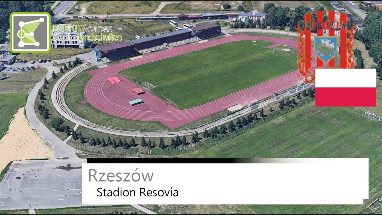 Stadion Resovii | CWKS Resovia II Rzeszów | Google Earth 360° Rotation