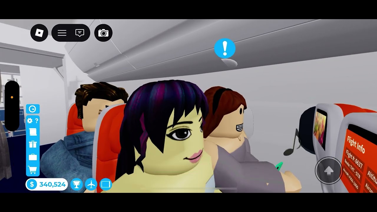 Helping a passenger stop loud music in Cabin Crew Simulator (A350 version)