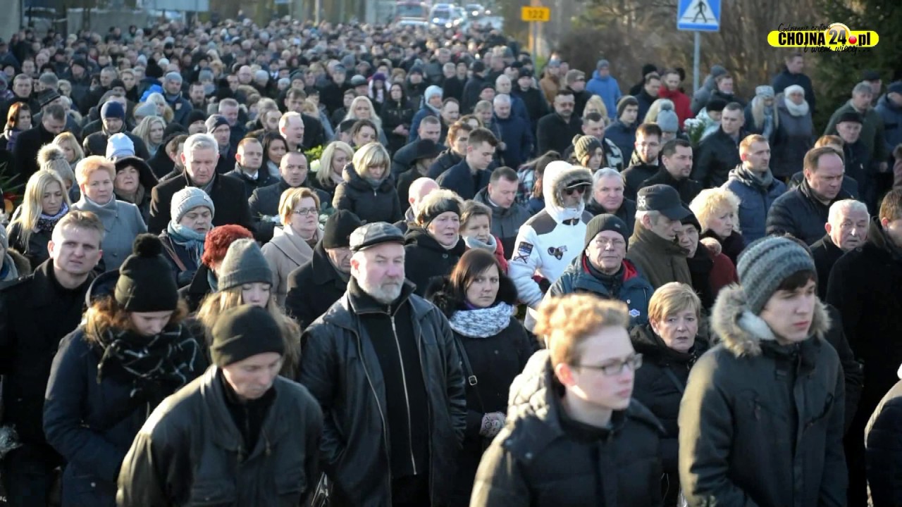 Pożegnanie śp. Łukasza Urbana z udziałem Prezydenta RP [chojna24.pl]
