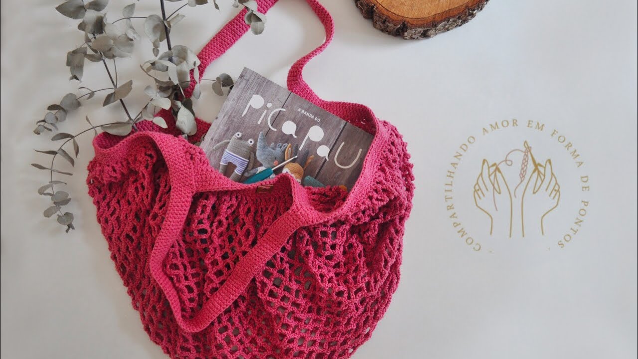 Bolsa crochê Ecobag