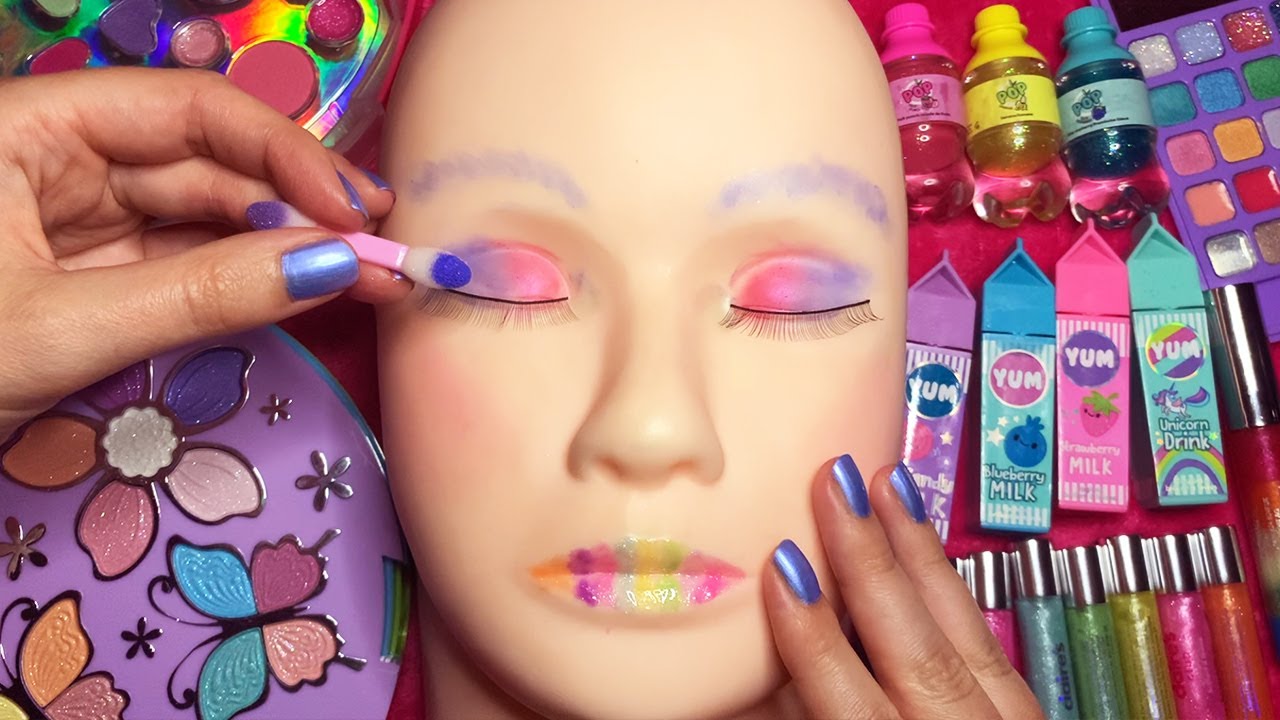 ASMR Claire’s Makeup on Mannequin (Whispered)