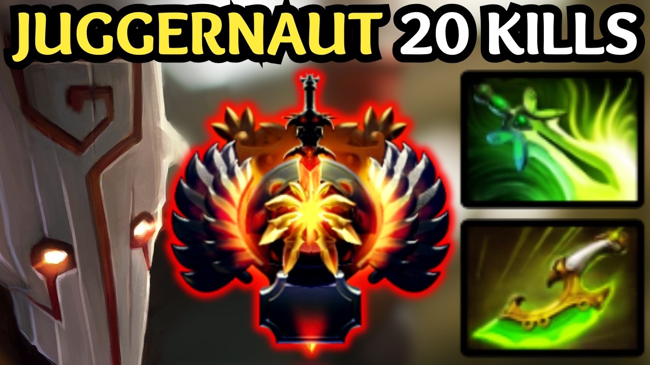 🔥 8000 MMR JUGGERNAUT God Mode — 20 Kills Omnislash Destruction! 🔥 Dota 2 Gameplay