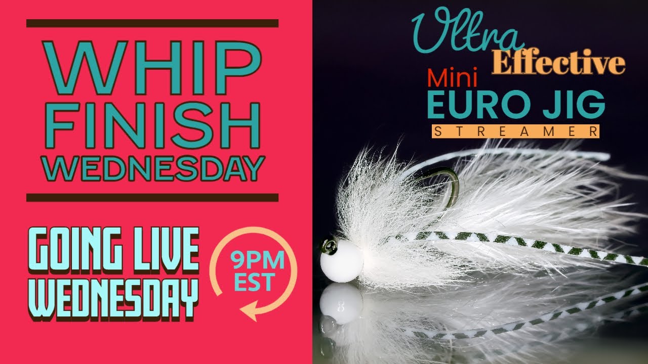 How To Fly Tying: Mini Jig Streamer --Live on Whip Finish Wednesday