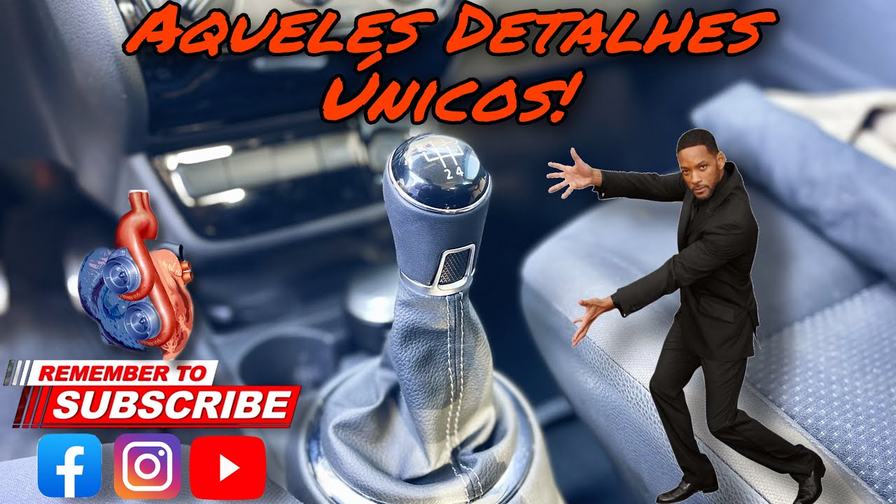 Manopla de câmbio em couro para o Voyage G6!