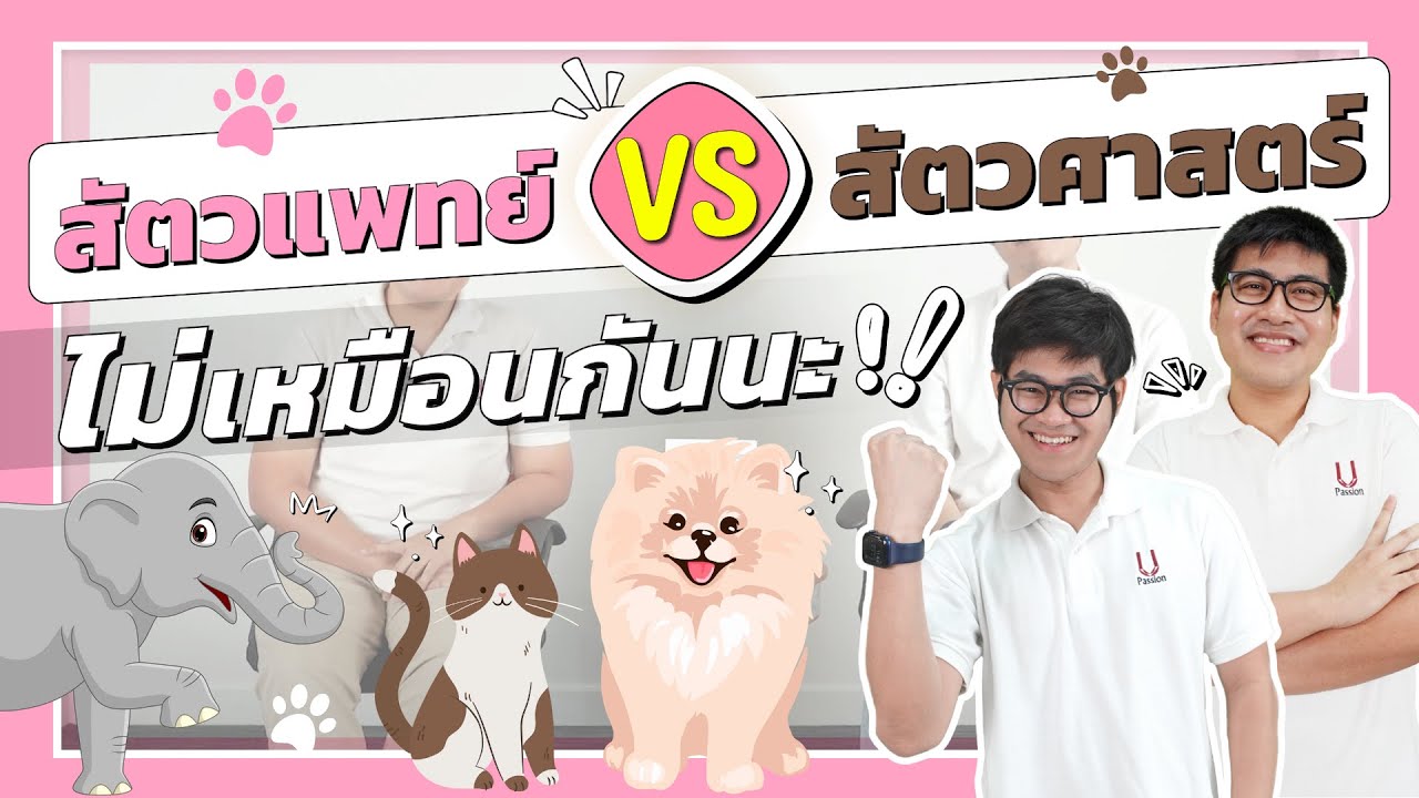 รู้หรือไม่!! สัตวแพทย์ Vs สัตวศาสตร์ ไม่เหมือนกันนะ!! | นี่โค้ชเอง SS2 Ep.38