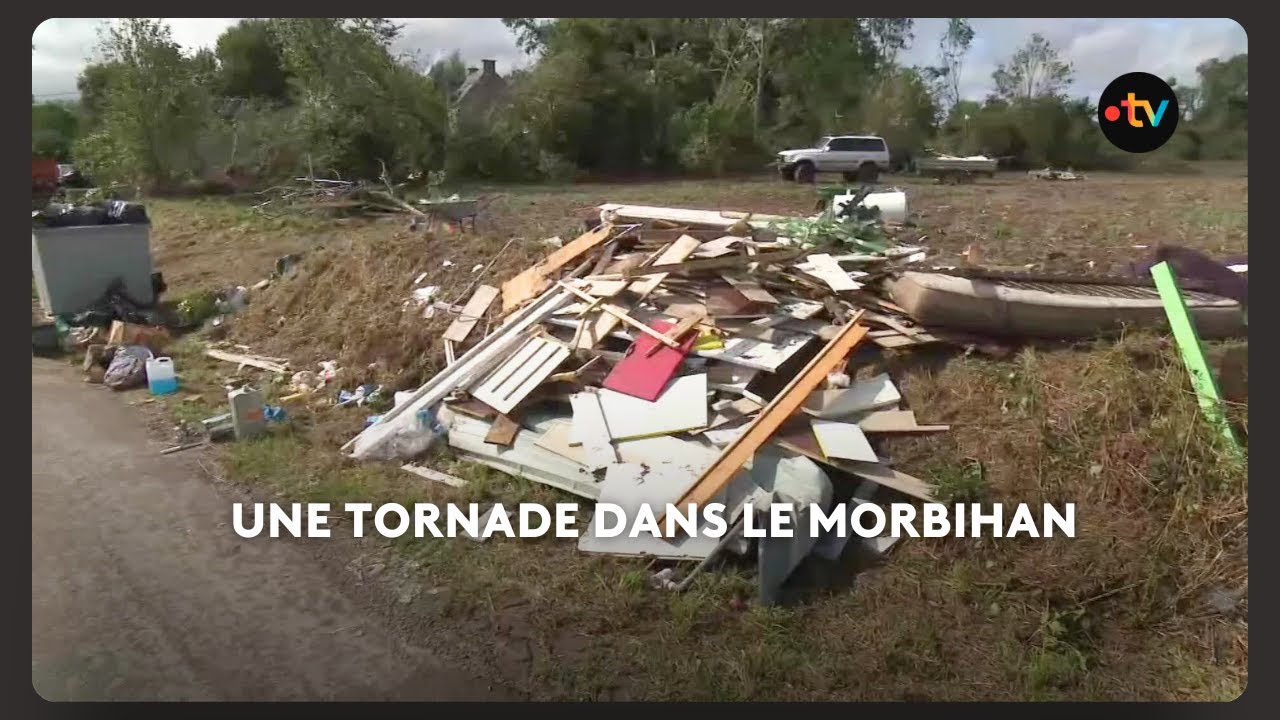 Une tornade a traversée le Morbihan