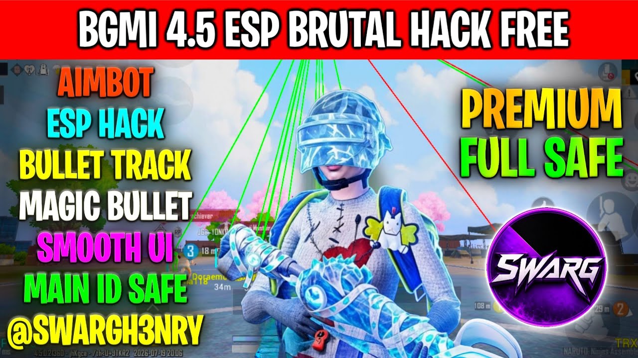 BGMI HACK 4.5 | BGMI 4.5 MOD APK | BGMI ESP HACK | BGMI NEW HACK TODAY | HOW TO HACK BGMI HACK