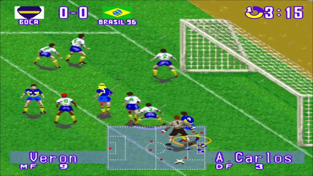 classico BRASILxBOCA @jhowngames #futebol #nintendo