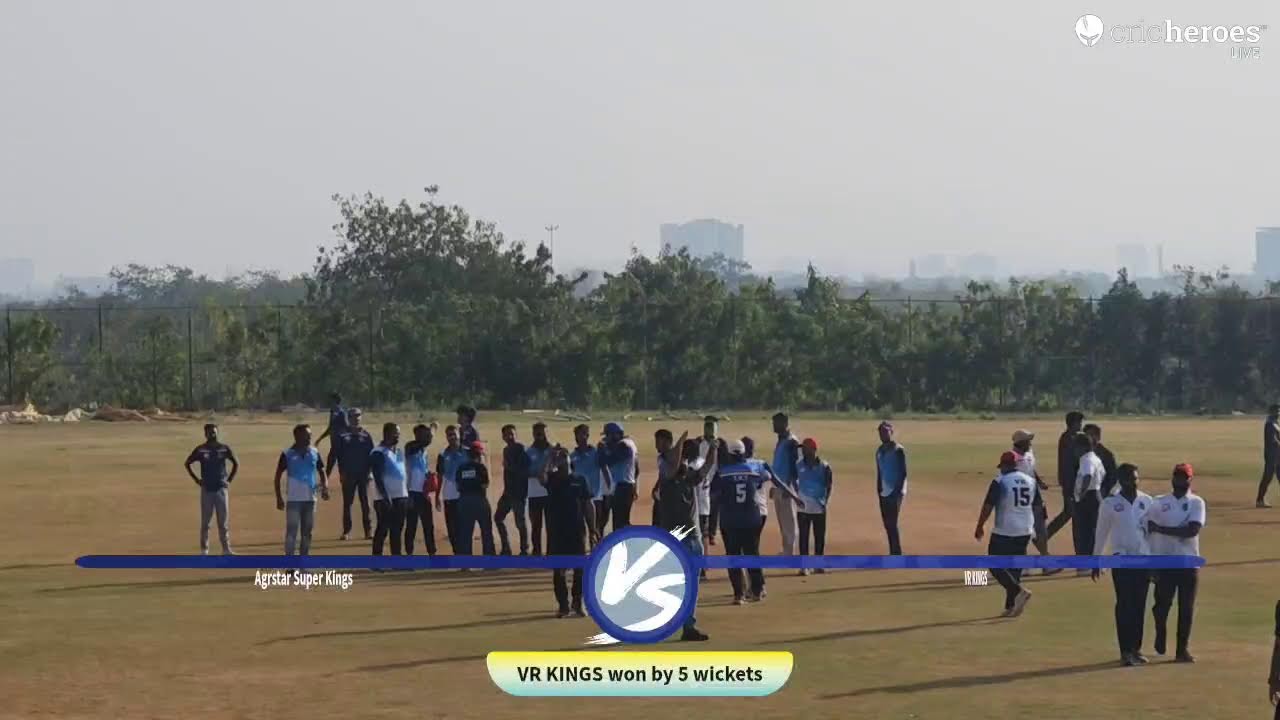 Agrstar Super Kings vs VR KINGS live cricket match | AGROSTAR CRICKET PREMIER LEAGUE 7 live - Kpc G