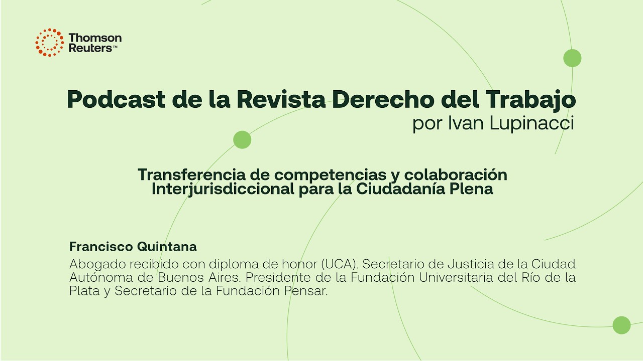 Transferencia de competencias y colaboración interjurisdiccional para la ciudadanía plena