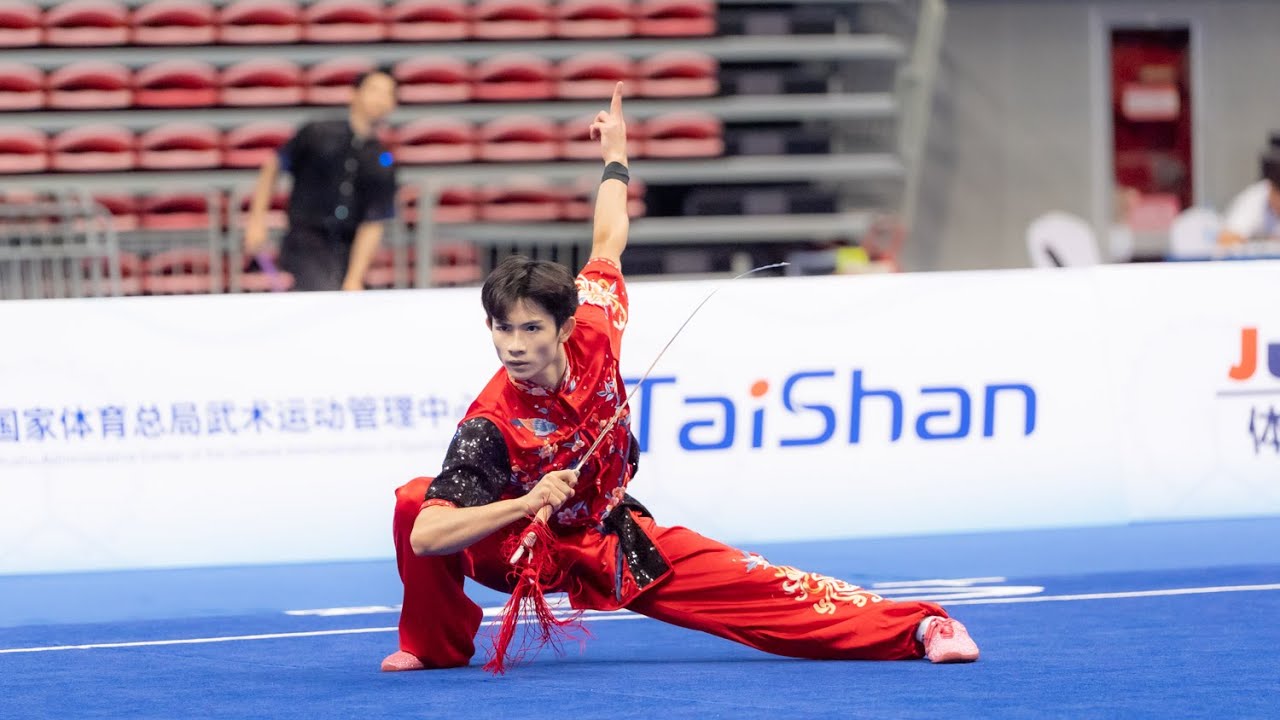 2024 冠军赛 男子剑术  第2名 四川 王琅可 9.736分 2024年全国武术套路冠军赛 男子剑术 JianShu