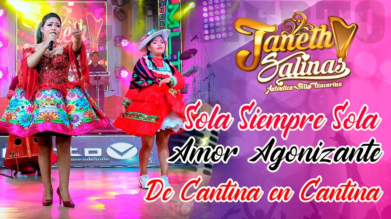 JANETH SALINAS ♫SOLA SIEMPRE SOLA-AMOR AGONIZANTE ♫ EN CONCIERTO 2021-DANNY PRODUCCIONES ™✔