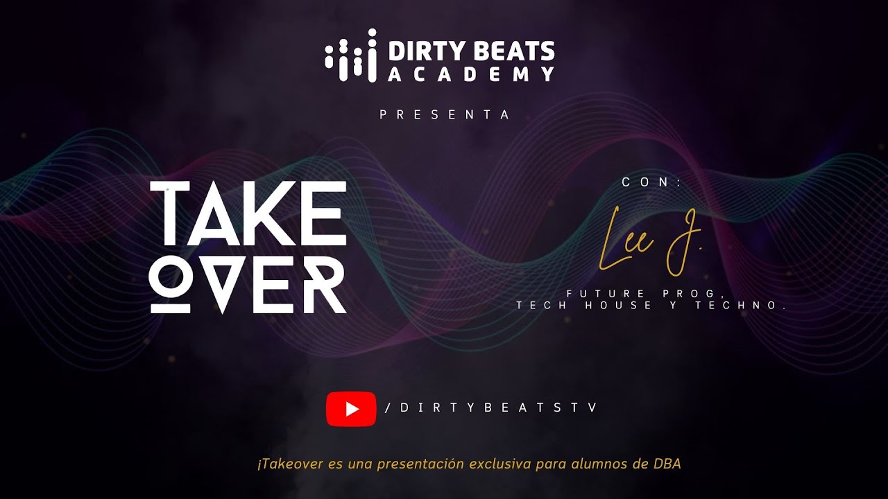 🎥 DBA TAKEOVER: Lee J (Techno, future prog y tech house.)