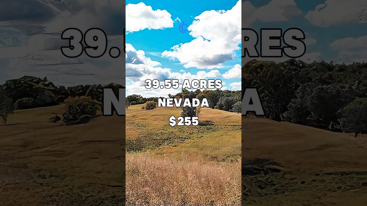 39.55 Acres with road access for Sale in Winnemucca Nevada for $255 #land #property #investing