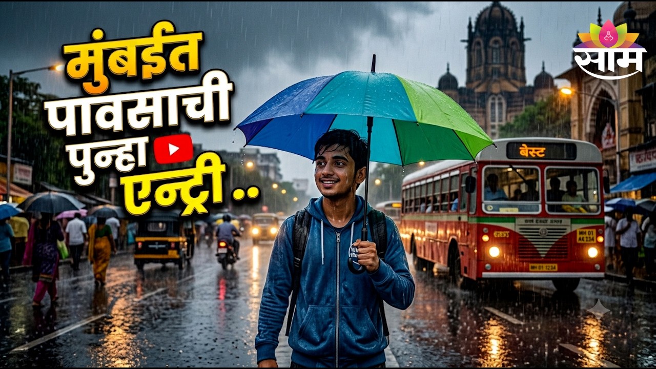पश्चिम उपनगरात पावसाची हजेरी | Mumbai Rain Update | Monsoon Update Mumbai | Mumbai Rain News