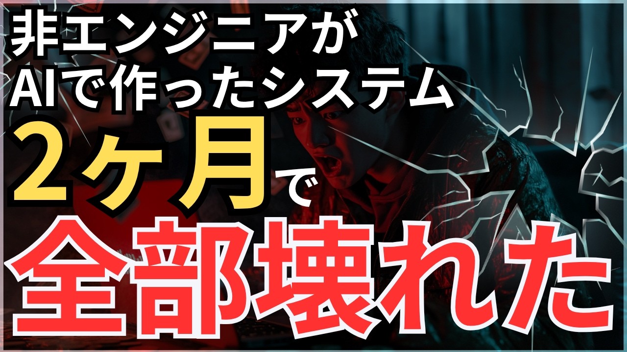 AIで作ったシステムがぶっ壊れた話