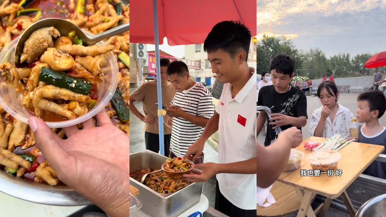 虽然辛苦，但每天能见到不同的笑脸，是摆摊生活最美好的部分。